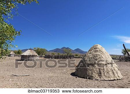 "Himba settlement, Kaokoland, Kunene Region, Namibia, Africa" View Large Photo Image Stock Image - "Himba settlement, Kaokoland, Kunene Region, Namibia, Africa". Fotosearch