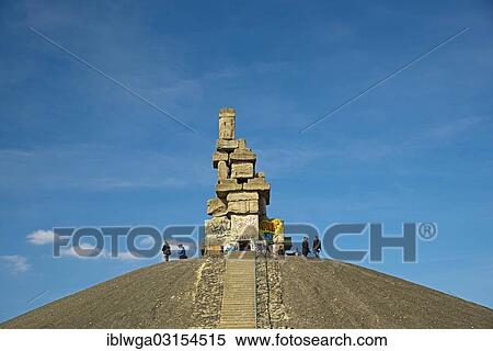 "Himmelstreppe or Stairway to heaven, sculpture made of concrete blocks, artist Herman Prigann on the Halde Rheinelbe heap, Gelsenkirchen, North Rhine-Westphalia, Germany, Europe" View Large Photo Image Stock Photography - "Himmelstreppe or Stairway to heaven, sculpture made of concrete blocks, artist Herman Prigann on the Halde Rheinelbe heap, Gelsenkirchen, North Rhine-Westphalia, Germany, Europe". Fotosearch