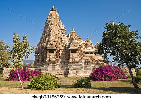 "Hindu temple with flowering bougainvillea bushes, Kandariya Mahadeva Temple, Western Group, Khajuraho Group of Monuments, UNESCO World Heritage Site, Khajuraho, Madhya Pradesh, India, Asia" View Large Photo Image Stock Photo - "Hindu temple with flowering bougainvillea bushes, Kandariya Mahadeva Temple, Western Group, Khajuraho Group of Monuments, UNESCO World Heritage Site, Khajuraho, Madhya Pradesh, India, Asia". Fotosearch