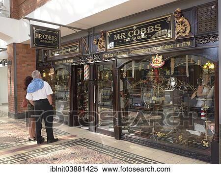 "Historic barber shop in the shopping mall of the Victoria and Alfred Waterfront, Cape Town, Western Cape, South Africa, Africa" View Large Photo Image Stock Photography - "Historic barber shop in the shopping mall of the Victoria and Alfred Waterfront, Cape Town, Western Cape, South Africa, Africa". Fotosearch