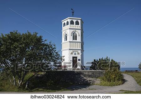 "Historic Belfry of Varden, today a lookout tower with panoramic view, Kristiansund, More og Romsdal, Western Norway, Norway, Europe" View Large Photo Image Picture - "Historic Belfry of Varden, today a lookout tower with panoramic view, Kristiansund, More og Romsdal, Western Norway, Norway, Europe". Fotosearch