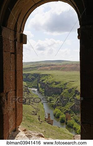 "Historic bridge pillars on the Arpa River or Arpa Cayi, view from the Mosque of Minuchir or Menucehr Camii, former Armenian capital Ani, Kars, Silk Route, Eastern Anatolia Region, Anatolia, Turkey, Asia" View Large Photo Image Stock Photograph - "Historic bridge pillars on the Arpa River or Arpa Cayi, view from the Mosque of Minuchir or Menucehr Camii, former Armenian capital Ani, Kars, Silk Route, Eastern Anatolia Region, Anatolia, Turkey, Asia". Fotosearch