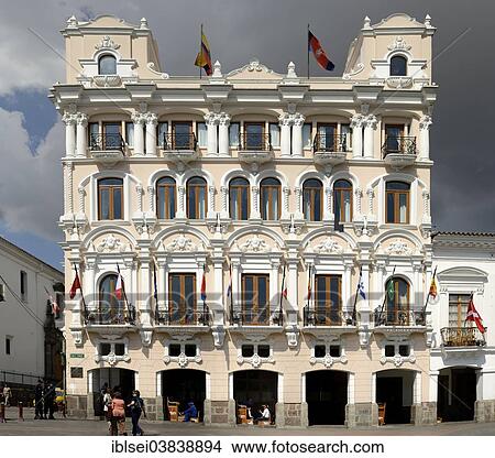 "Historic building, Quito, Ecuador, South America" View Large Photo Image Picture - "Historic building, Quito, Ecuador, South America". Fotosearch