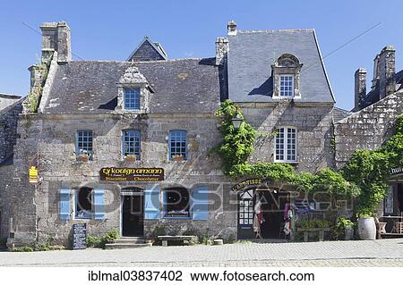 "Historic buildings in the market square of Locronan, Departement Finistere, Brittany, France, Europe" View Large Photo Image Stock Image - "Historic buildings in the market square of Locronan, Departement Finistere, Brittany, France, Europe". Fotosearch