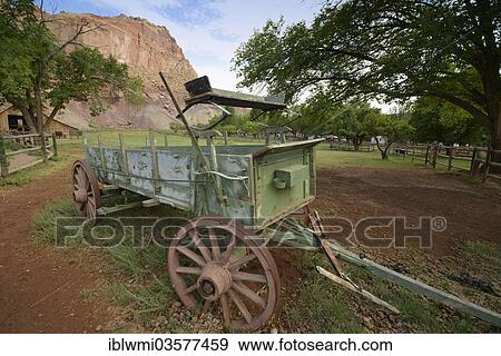 Stock Photo - "Historic carriage, Gifford Farmhouse Museum, Capitol Reef National Park, Fruita, Utah, United States, North America". Fotosearch