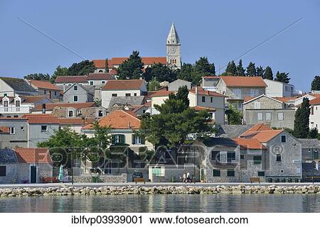 "Historic centre, Adriatic Sea, Primosten, Sibenik-Knin County, Dalmatia, Croatia, Europe" View Large Photo Image Stock Image - "Historic centre, Adriatic Sea, Primosten, Sibenik-Knin County, Dalmatia, Croatia, Europe". Fotosearch