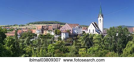 "Historic centre and Church of the Assumption, Engen, Baden-Wurttemberg, Germany, Europe" View Large Photo Image Stock Photo - "Historic centre and Church of the Assumption, Engen, Baden-Wurttemberg, Germany, Europe". Fotosearch