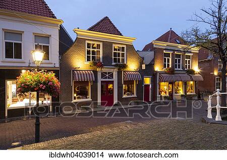 "Historic centre at dusk, Delft, Holland, The Netherlands, Europe" View Large Photo Image Picture - "Historic centre at dusk, Delft, Holland, The Netherlands, Europe". Fotosearch
