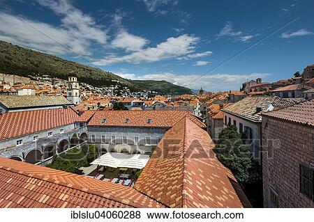 Stock Photo - "Historic centre, Dubrovnik, Adriatic, Dalmatia, Croatia, Europe". Fotosearch