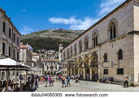 Stock Photography - "Historic centre, Dubrovnik, Adriatic, Dalmatia, Croatia, Europe". Fotosearch