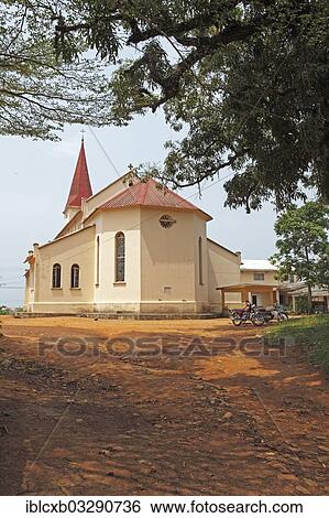 "Historic Church of the Catholic Pallottine Mission, Kribi, South Region, Cameroon, Africa" View Large Photo Image Stock Photograph - "Historic Church of the Catholic Pallottine Mission, Kribi, South Region, Cameroon, Africa". Fotosearch