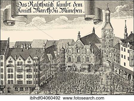 "Historic cityscape, 17th century, Market Square and Town Hall, Munich, Bavaria, Germany, Europe" View Large Photo Image Stock Image - "Historic cityscape, 17th century, Market Square and Town Hall, Munich, Bavaria, Germany, Europe". Fotosearch