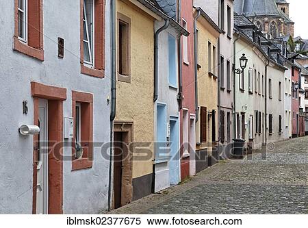 Stock Photography - "Historic district, Fischerviertel district, Saarburg, Rhineland-Palatinate, Germany, Europe". Fotosearch