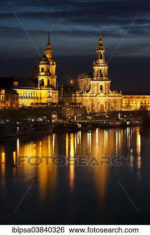 "Historic district of Dresden with the Elbe river in the foreground at twilight, Dresden, Saxony, Germany, Europe" View Large Photo Image Stock Photograph - "Historic district of Dresden with the Elbe river in the foreground at twilight, Dresden, Saxony, Germany, Europe". Fotosearch