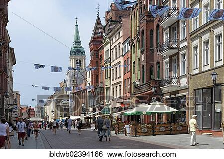 Stock Photograph - "Historic district, Torun, Poland, Europe". Fotosearch