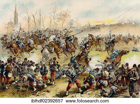 "Historic drawing, Battle of Saint-Quentin on 19 January 1871, Franco-Prussian War or Franco-German War, 1870-1871, between the French Empire and the Kingdom of Prussia" View Large Photo Image Stock Photo - "Historic drawing, Battle of Saint-Quentin on 19 January 1871, Franco-Prussian War or Franco-German War, 1870-1871, between the French Empire and the Kingdom of Prussia". Fotosearch