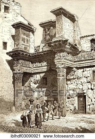 "Historic drawing, entrance to the Forum of Nerva, Transient Forum or Forum Transitorium, Imperial Forum, 19th Century, Rome, Lazio, Italy, Europe" View Large Photo Image Stock Image - "Historic drawing, entrance to the Forum of Nerva, Transient Forum or Forum Transitorium, Imperial Forum, 19th Century, Rome, Lazio, Italy, Europe". Fotosearch