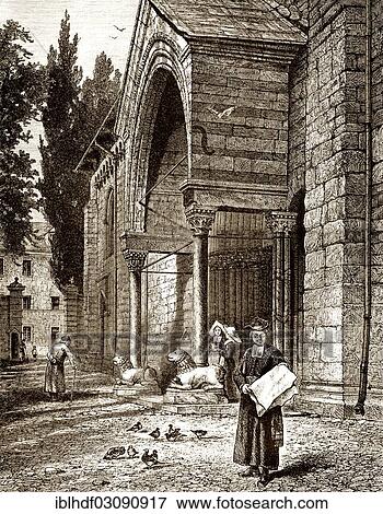 "Historic drawing, Notre-Dame-du-Real church in Embrun, 19th Century, Embrun, France, Europe" View Large Photo Image Stock Photo - "Historic drawing, Notre-Dame-du-Real church in Embrun, 19th Century, Embrun, France, Europe". Fotosearch