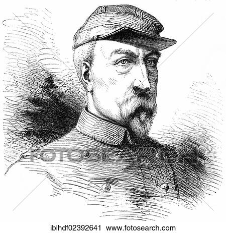"Historic drawing, portrait of Auguste-Alexandre Ducrot, 1817 - 1882, a French general during the Franco-German War, 1870 - 1871, between the French Empire and the Kingdom of Prussia" View Large Photo Image Stock Image - "Historic drawing, portrait of Auguste-Alexandre Ducrot, 1817 - 1882, a French general during the Franco-German War, 1870 - 1871, between the French Empire and the Kingdom of Prussia". Fotosearch