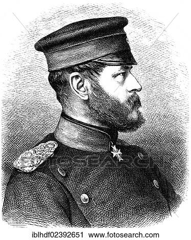 "Historic drawing, portrait of Friedrich Wilhelm Gustav von Stiehle, 1823-1899, Prussian officer, Franco-Prussian War or Franco-German War, 1870-1871, between the French Empire and the Kingdom of Prussia" View Large Photo Image Stock Image - "Historic drawing, portrait of Friedrich Wilhelm Gustav von Stiehle, 1823-1899, Prussian officer, Franco-Prussian War or Franco-German War, 1870-1871, between the French Empire and the Kingdom of Prussia". Fotosearch