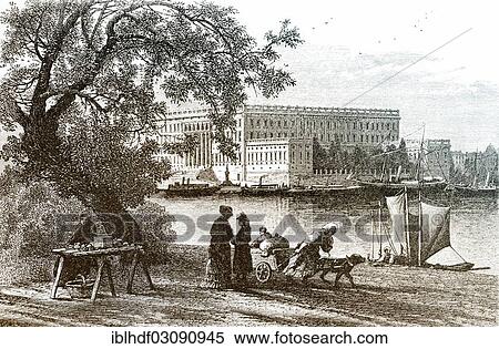 "Historic drawing, Stockholm Palace or Royal Palace, Stockholm, 19th Century, Stockholm, Sweden, Europe" View Large Photo Image Stock Photography - "Historic drawing, Stockholm Palace or Royal Palace, Stockholm, 19th Century, Stockholm, Sweden, Europe". Fotosearch