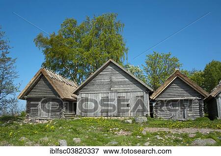 "Historic fishing huts, Altja, Lahemaa National Park, Estonia, Baltic States, Europe" View Large Photo Image Stock Photo - "Historic fishing huts, Altja, Lahemaa National Park, Estonia, Baltic States, Europe". Fotosearch