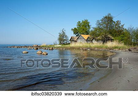 "Historic fishing huts, Altja, Lahemaa National Park, Estonia, Baltic States, Europe" View Large Photo Image Stock Photo - "Historic fishing huts, Altja, Lahemaa National Park, Estonia, Baltic States, Europe". Fotosearch
