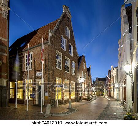 "Historic gable houses in the Rathausstrasse street, Leer, East Frisia, Lower Saxony, Germany, Europe" View Large Photo Image Stock Image - "Historic gable houses in the Rathausstrasse street, Leer, East Frisia, Lower Saxony, Germany, Europe". Fotosearch