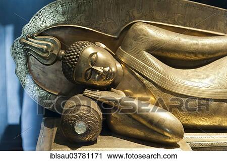 "Historic golden Buddha figure, reclining Buddha, Sayana Mudra, National Museum, Colombo, Sri Lanka, Asia" View Large Photo Image Stock Image - "Historic golden Buddha figure, reclining Buddha, Sayana Mudra, National Museum, Colombo, Sri Lanka, Asia". Fotosearch