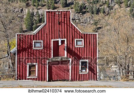 "Historic horse station of a transportation company in the gold and silver mining town of Ouray, Colorado, USA" View Large Photo Image Picture - "Historic horse station of a transportation company in the gold and silver mining town of Ouray, Colorado, USA". Fotosearch