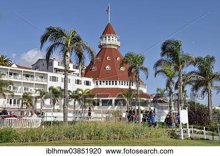 Stock Image - "Historic Hotel del Coronado, built in 1888, San Diego, California, USA". Fotosearch