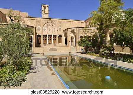 "Historic merchants palace Boroujerdi House, Kashan, Isfahan Province, Iran, Persia, Asia" View Large Photo Image Stock Photo - "Historic merchants palace Boroujerdi House, Kashan, Isfahan Province, Iran, Persia, Asia". Fotosearch