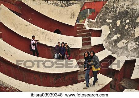 Stock Photo - "Historic observatory, Jantar Mantar, Delhi, India, Asia". Fotosearch