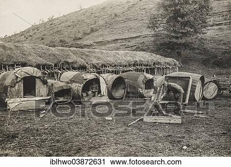 "Historic photograph, German soldiers in an accommodation made of wooden barrels, World War I, Romania, Europe" View Large Photo Image Stock Image - "Historic photograph, German soldiers in an accommodation made of wooden barrels, World War I, Romania, Europe". Fotosearch