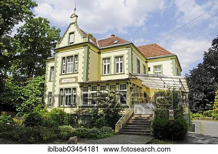 Stock Image - "Historic residential building, Telgte, Munsterland, Nordrhein-Westfalen, Germany, Europe". Fotosearch