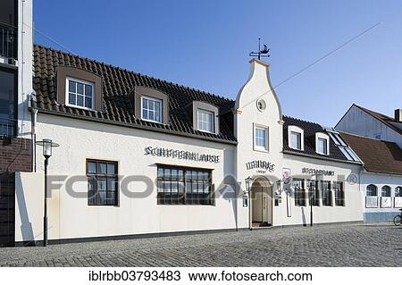 Stock Image - "Historic restaurant Schifferklause, Bremerhaven, Bremen, Germany, Europe". Fotosearch