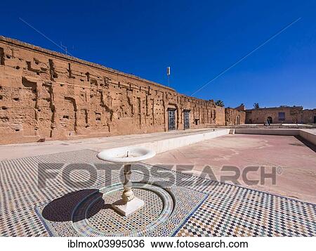 "Historic ruins of Palais el-Badi, Marrakech, Marrakech-Tensift-Al Haouz, Morocco, Africa" View Large Photo Image Stock Photograph - "Historic ruins of Palais el-Badi, Marrakech, Marrakech-Tensift-Al Haouz, Morocco, Africa". Fotosearch