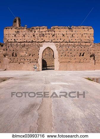 "Historic ruins of the El Badi Palace, Marrakech, Marrakech-Tensift-Al Haouz, Morocco, Africa" View Large Photo Image Stock Photograph - "Historic ruins of the El Badi Palace, Marrakech, Marrakech-Tensift-Al Haouz, Morocco, Africa". Fotosearch