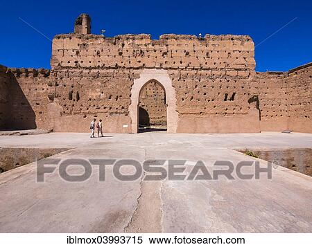 "Historic ruins of the El Badi Palace, Marrakech, Marrakech-Tensift-Al Haouz, Morocco, Africa" View Large Photo Image Stock Photography - "Historic ruins of the El Badi Palace, Marrakech, Marrakech-Tensift-Al Haouz, Morocco, Africa". Fotosearch