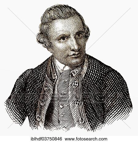 "Historic steel engraving from the 19th century, portrait of James Cook, 1728 - 1779, a British navigator and explorer" View Large Photo Image Stock Photograph - "Historic steel engraving from the 19th century, portrait of James Cook, 1728 - 1779, a British navigator and explorer". Fotosearch