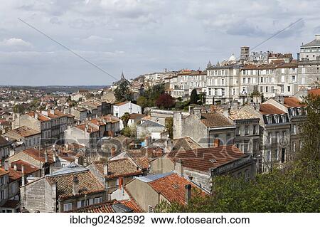 "Historic town centre as seen from the fortifications, Angouleme, Charentes, Poitou-Charentes, France, Europe" View Large Photo Image Stock Image - "Historic town centre as seen from the fortifications, Angouleme, Charentes, Poitou-Charentes, France, Europe". Fotosearch