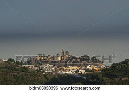 "Historic town centre in the evening light, Lipari, Aeolian Islands, Sicily, Italy, Europe" View Large Photo Image Stock Photograph - "Historic town centre in the evening light, Lipari, Aeolian Islands, Sicily, Italy, Europe". Fotosearch