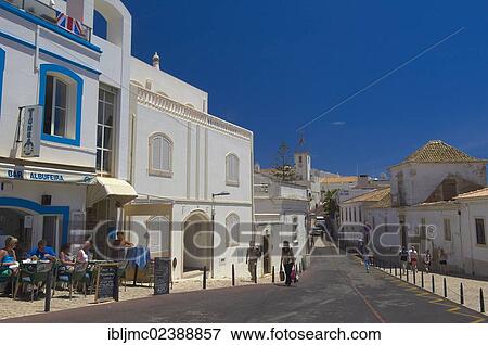 "Historic town centre of Albufeira, Algarve, Portugal, Europe" View Large Photo Image Stock Photo - "Historic town centre of Albufeira, Algarve, Portugal, Europe". Fotosearch