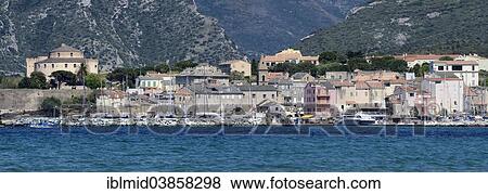 "Historic town centre with the Citadel, Saint-Florent, Gulf of Saint-Florent, Nebbio region, Corsica, France, Europe" View Large Photo Image Stock Photo - "Historic town centre with the Citadel, Saint-Florent, Gulf of Saint-Florent, Nebbio region, Corsica, France, Europe". Fotosearch