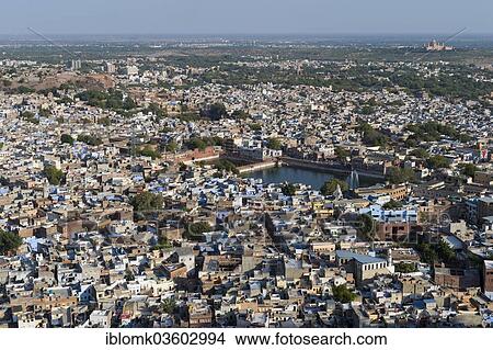"Historic town centre with the Palace Hotel, Umaid Bhawan Palace, Jodhpur, Rajasthan, India, Asia" View Large Photo Image Picture - "Historic town centre with the Palace Hotel, Umaid Bhawan Palace, Jodhpur, Rajasthan, India, Asia". Fotosearch