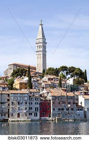 "Historic town centre with the Parish Church of St. Euphemia, Rovinj, Rovingo, Istria, Croatia, Europe, Rovinj, Croatia, Europe" View Large Photo Image Stock Image - "Historic town centre with the Parish Church of St. Euphemia, Rovinj, Rovingo, Istria, Croatia, Europe, Rovinj, Croatia, Europe". Fotosearch