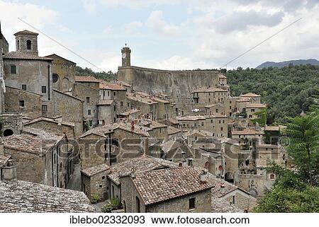 "Historic tuff city, Sorano, Tuscany, Italy, Europe" View Large Photo Image Stock Image - "Historic tuff city, Sorano, Tuscany, Italy, Europe". Fotosearch