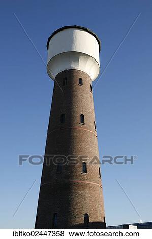 Stock Photo - "Historic water tower, built 1904, former chemical factory in Kalk, CFK, Cologne-Kalk, North Rhine-Westphalia, Germany, Europe". Fotosearch