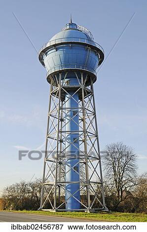 "Historic water tower, industrial monument, Ahlen, Muensterland region, North Rhine-Westphalia, Germany, Europe, PublicGround, Europe" View Large Photo Image Stock Photo - "Historic water tower, industrial monument, Ahlen, Muensterland region, North Rhine-Westphalia, Germany, Europe, PublicGround, Europe". Fotosearch