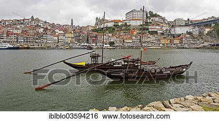 "Historic wine transport ships on the Douro River, Vila Nova de Gaia, District of Porto, Portugal, Europe" View Large Photo Image Stock Photograph - "Historic wine transport ships on the Douro River, Vila Nova de Gaia, District of Porto, Portugal, Europe". Fotosearch